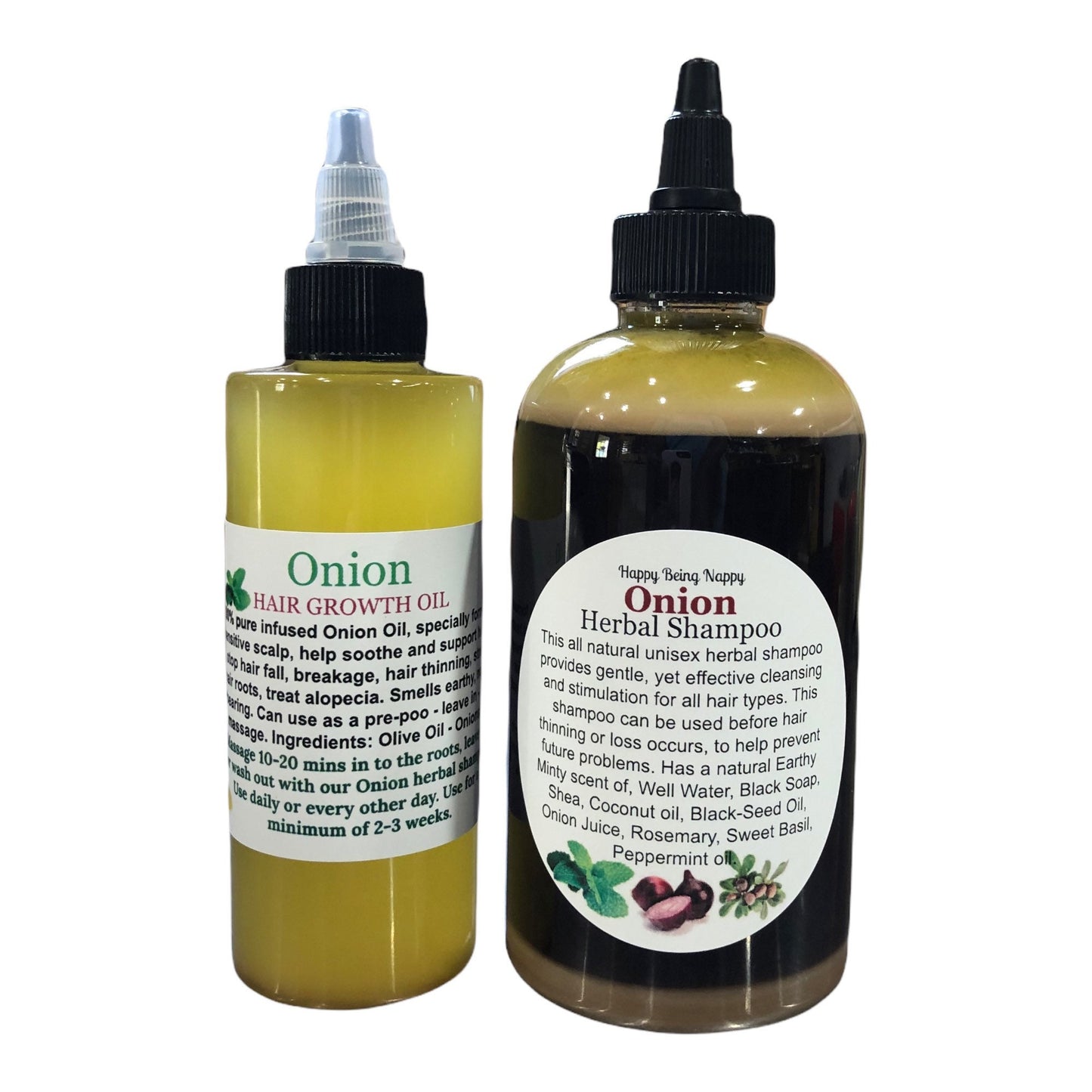Onion Hair Growth Oil and Onion Shampoo - Set (original)
