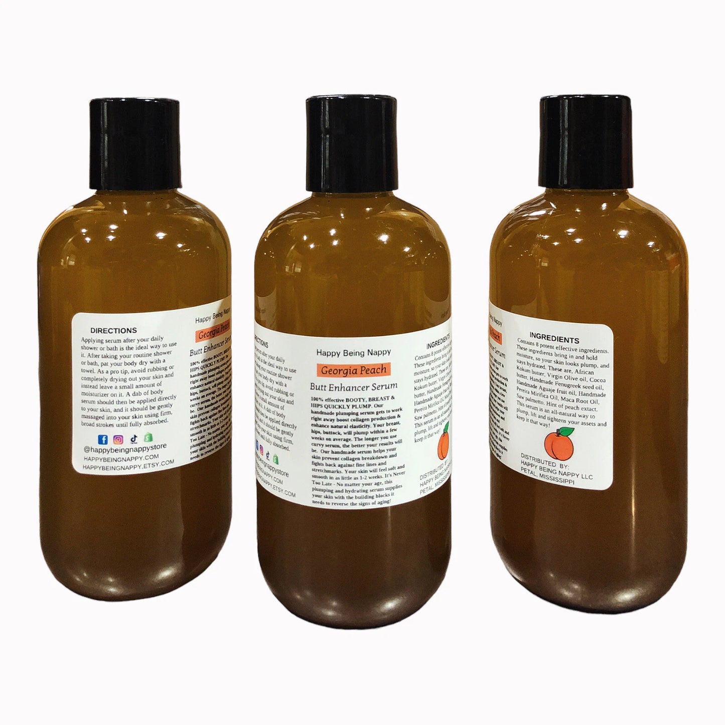 BBL Butt Enhancer Curvy Hips Serum For - Big Booty - Curvy Hips - Weight Gain - Bigger Butt - Booty Builder - Lift and firm sagging butt. ONLY 4oz bottles available