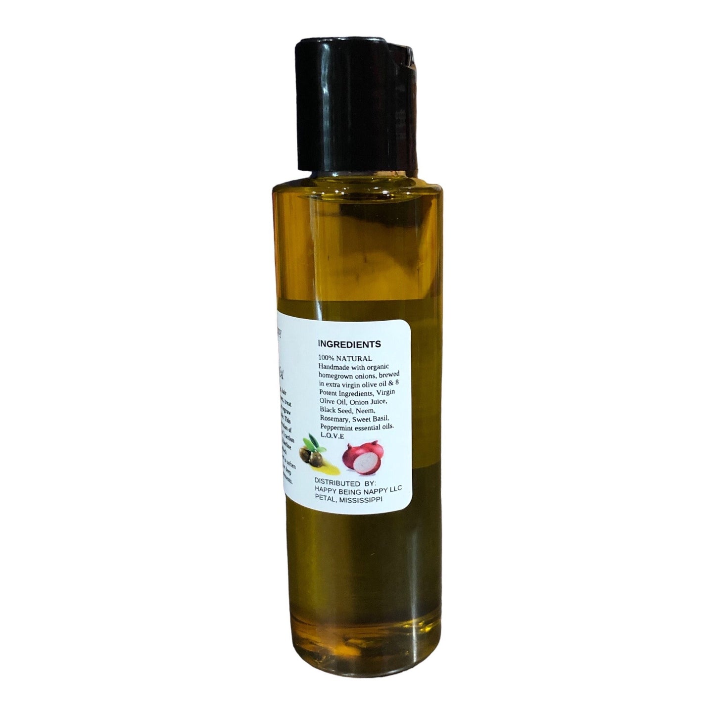 Red Onion Hair Growth Oil 4oz (with essential oils)