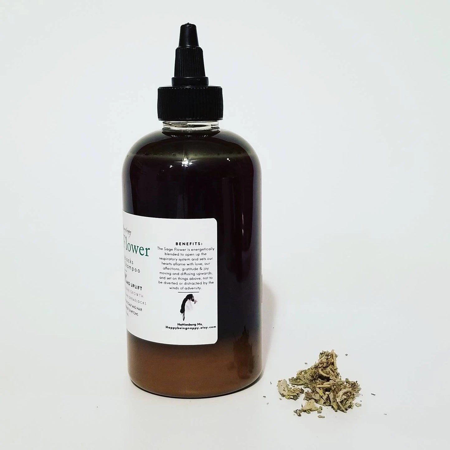 SAGE Organic Dreadlocks Herbal Shampoo - 8 oz