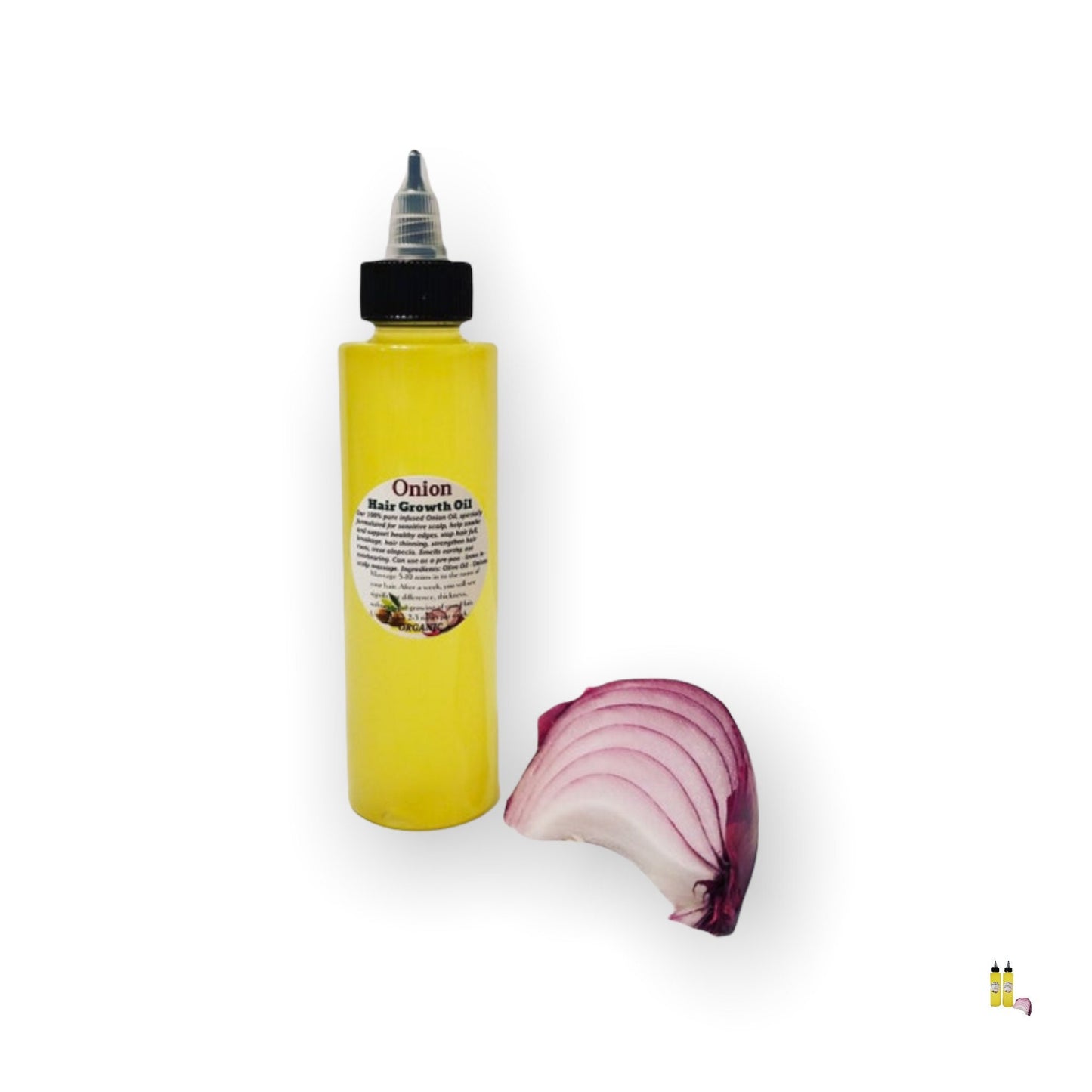 Onion Hair Growth Oil | Organic - 4oz. (original)