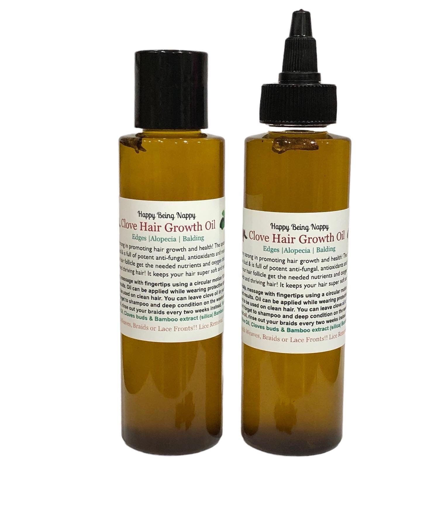 Clove Hair Growth Oil | Edges |Alopecia | Bald | Natural Hair - 30 days Clove challenge