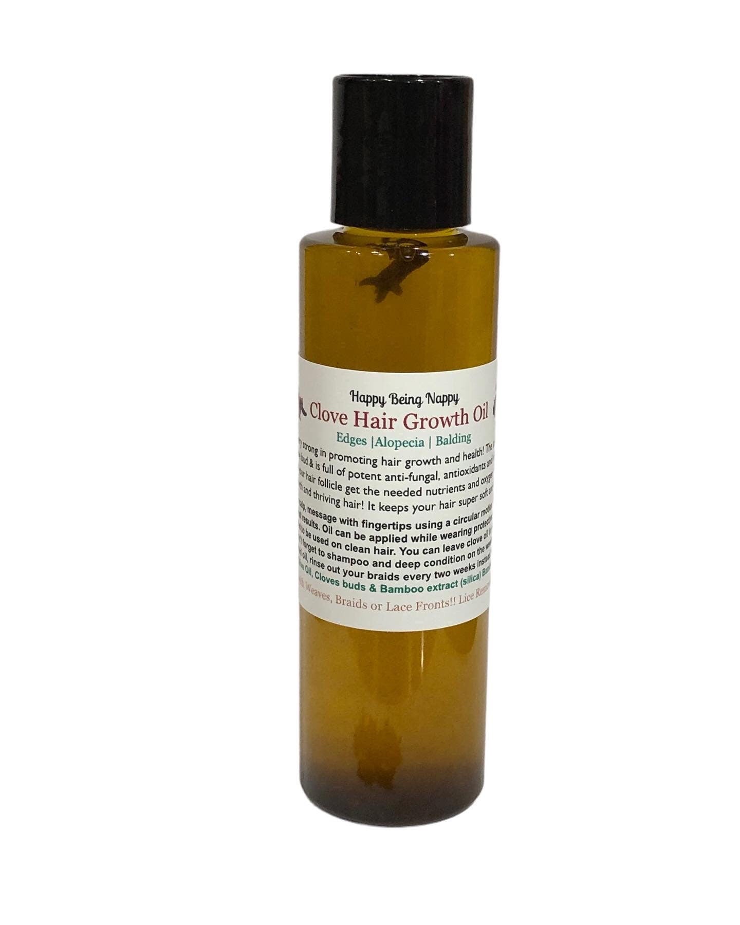 Clove Hair Growth Oil | Edges |Alopecia | Bald | Natural Hair - 30 days Clove challenge