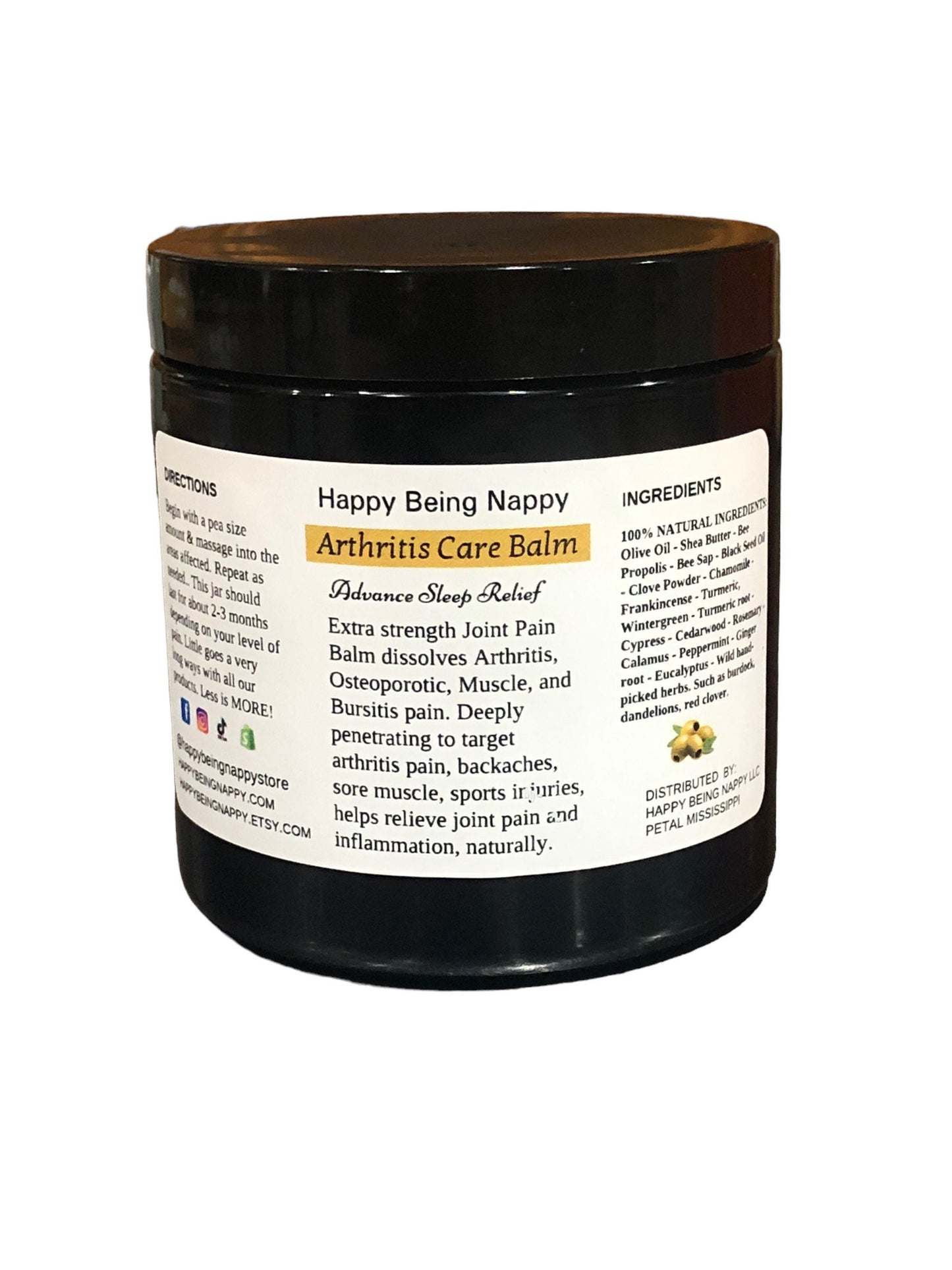 Joint Pain relief Balm - Muscle Rub, Arthritis Pain relief, Joint and Muscle Rub, Foot Massage, Pain Relief Balm