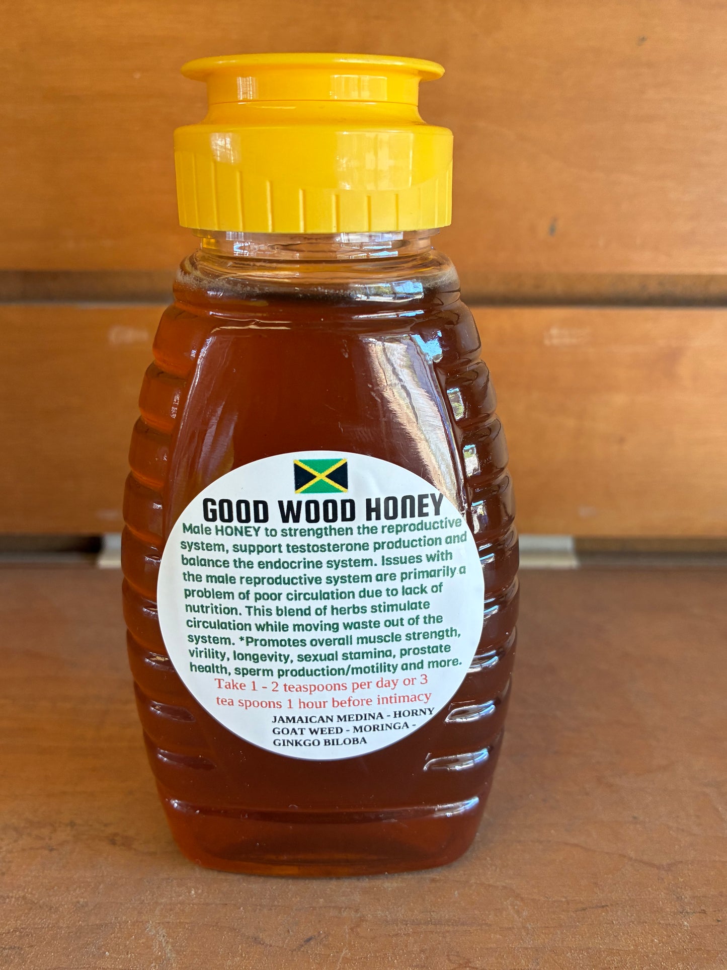 GOOD WOOD Honey (male formula) virility | longevity | sexual stamina | prostate health | sperm production | motility