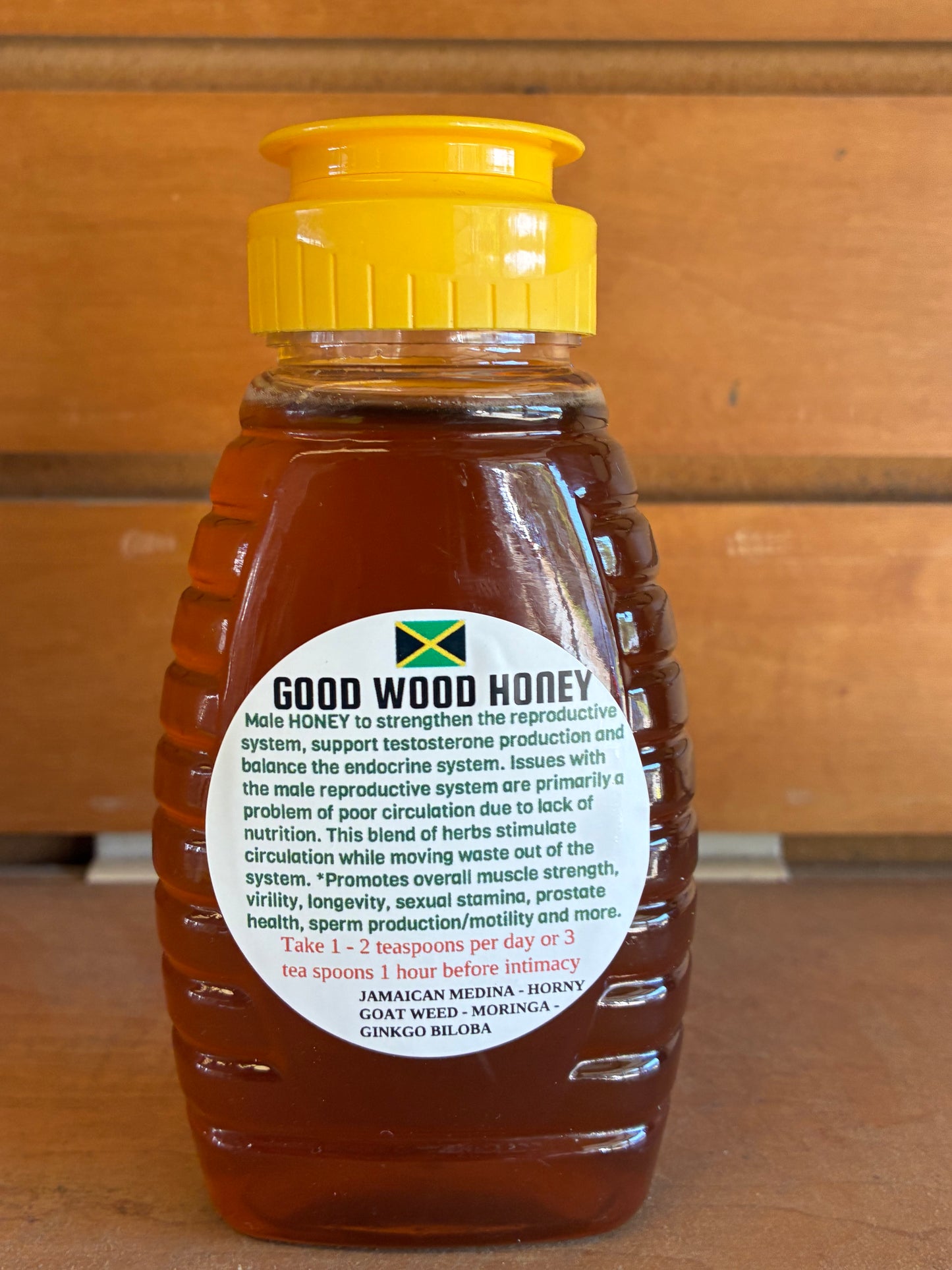 GOOD WOOD Honey (male formula) virility | longevity | sexual stamina | prostate health | sperm production | motility