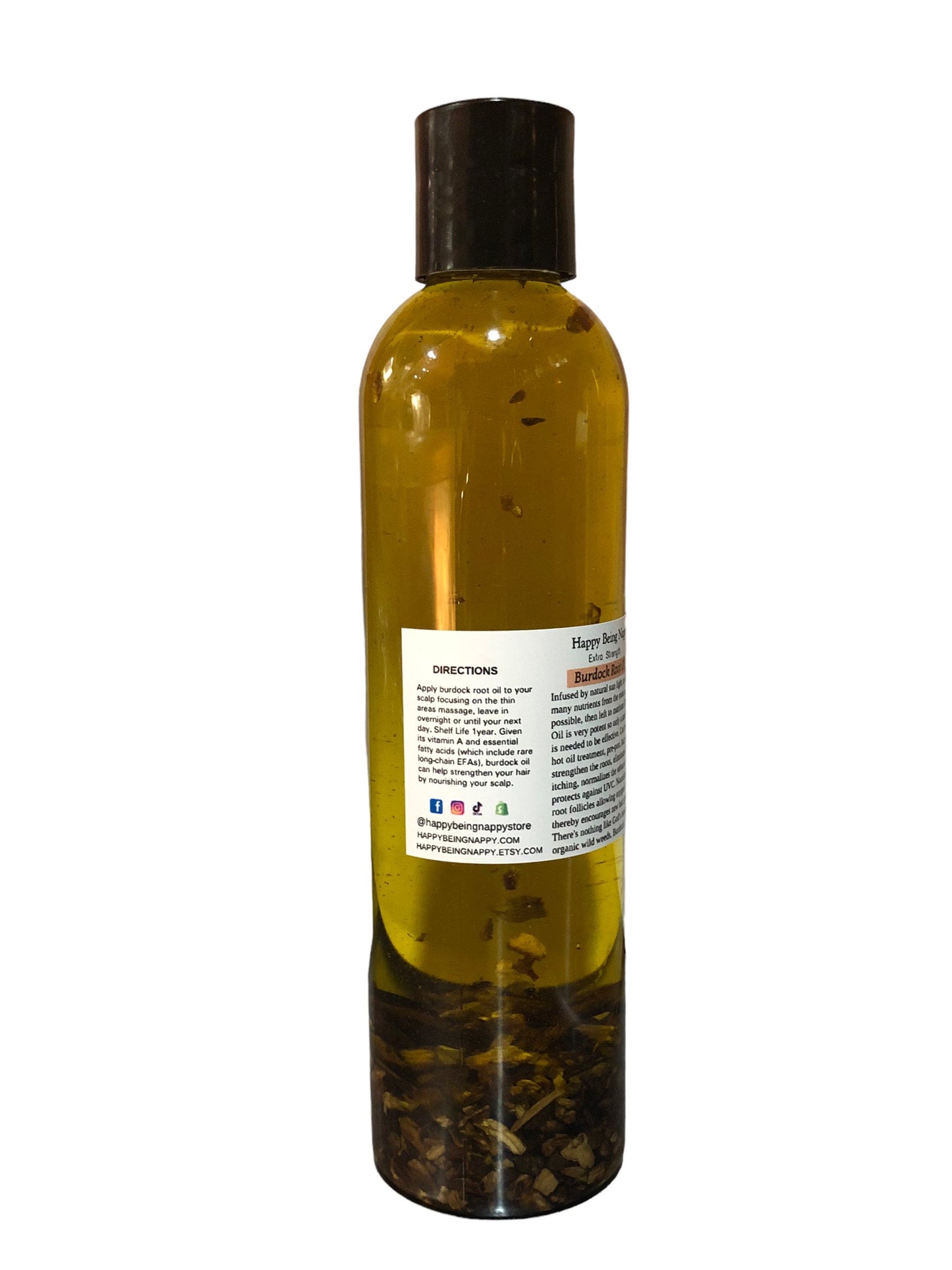 Extra Strength Burdock Root Hair Oil 8oz. Bottle