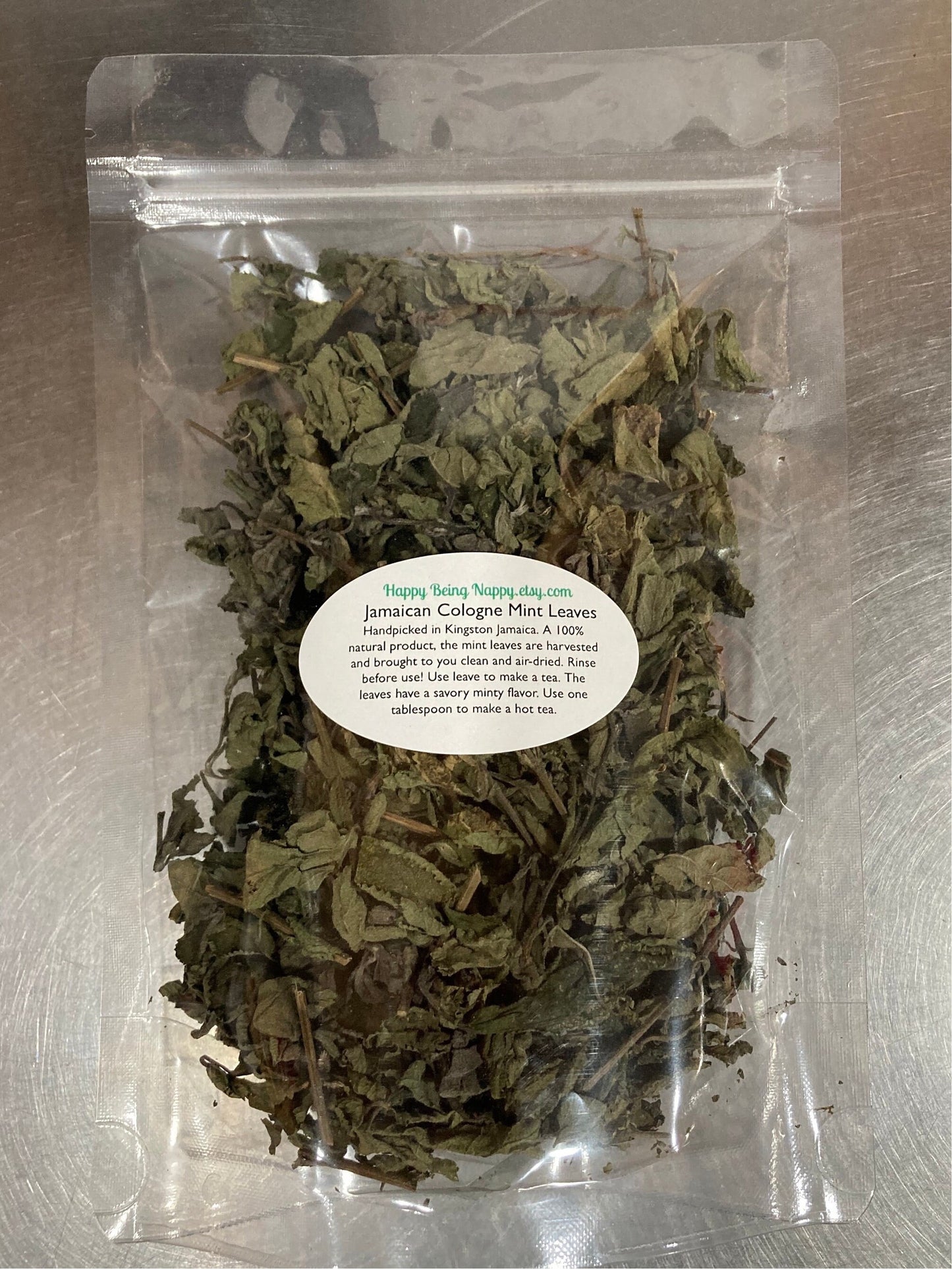 Jamaican cologne Bush Mint - Wildcrafted Jamaican, Air dried, Hand-Picked