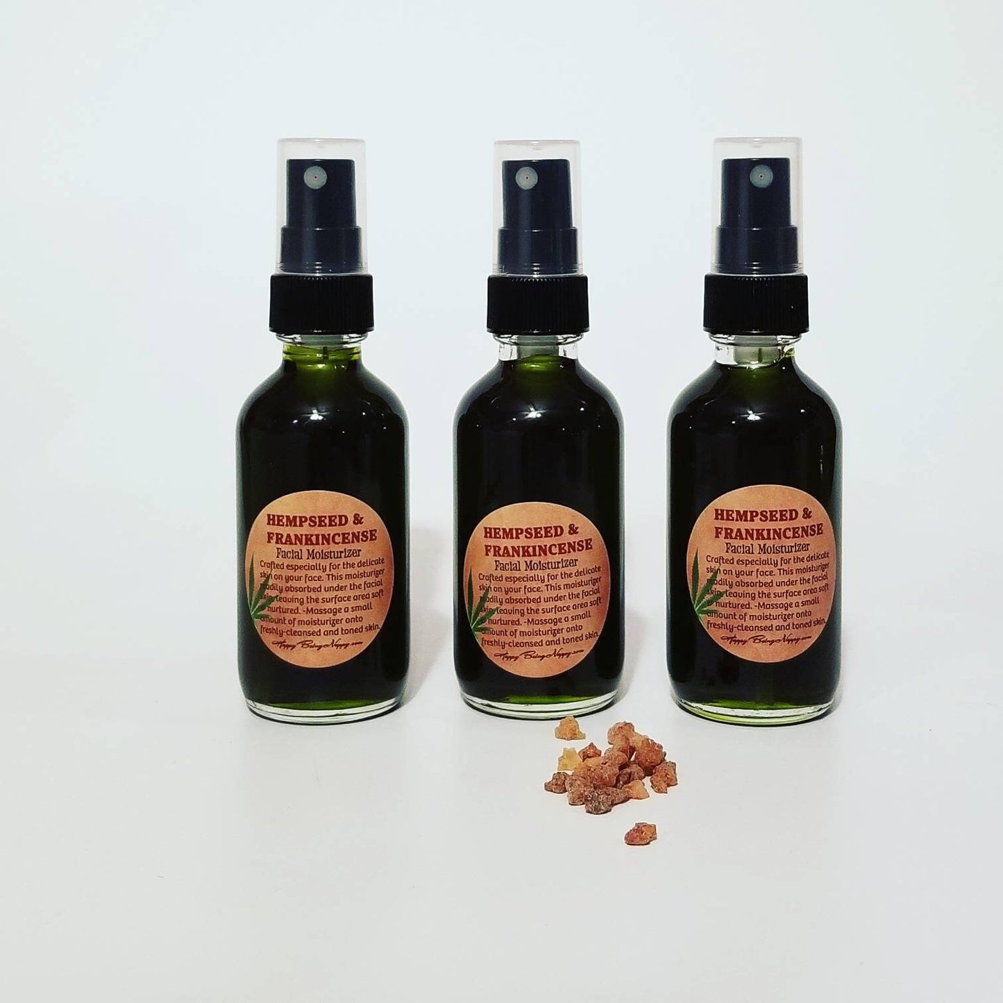 Hempseed & Frankincense Facial Moisturizer - 2oz. Glass Bottle