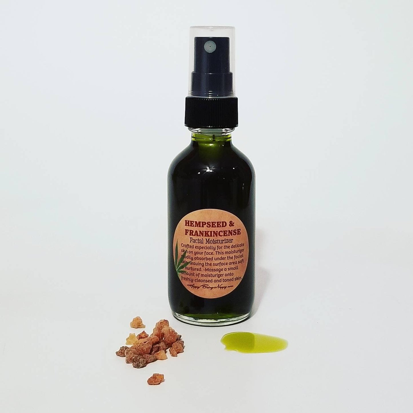 Hempseed & Frankincense Facial Moisturizer - 2oz. Glass Bottle