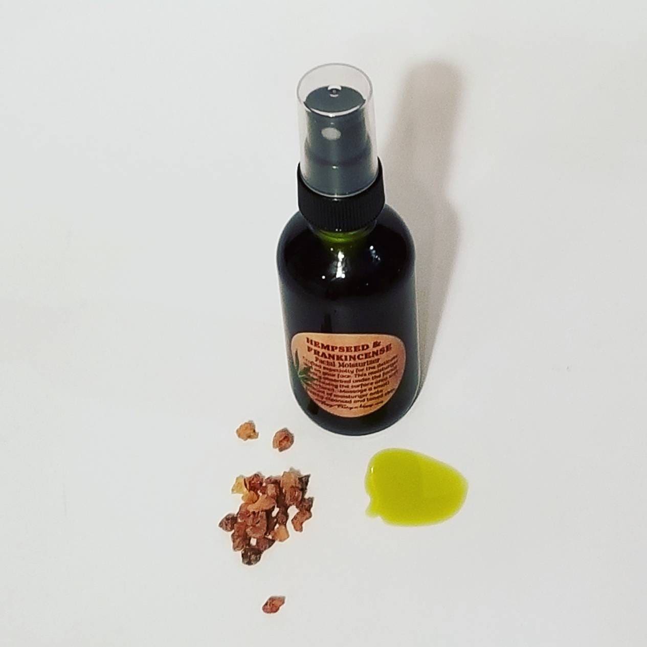 Hempseed & Frankincense Facial Moisturizer - 2oz. Glass Bottle