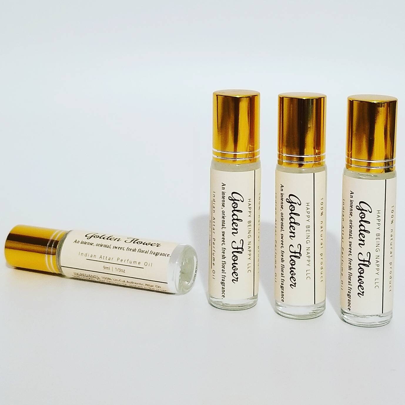 Golden Flower ATTAR Perfume Oil (small bottle)