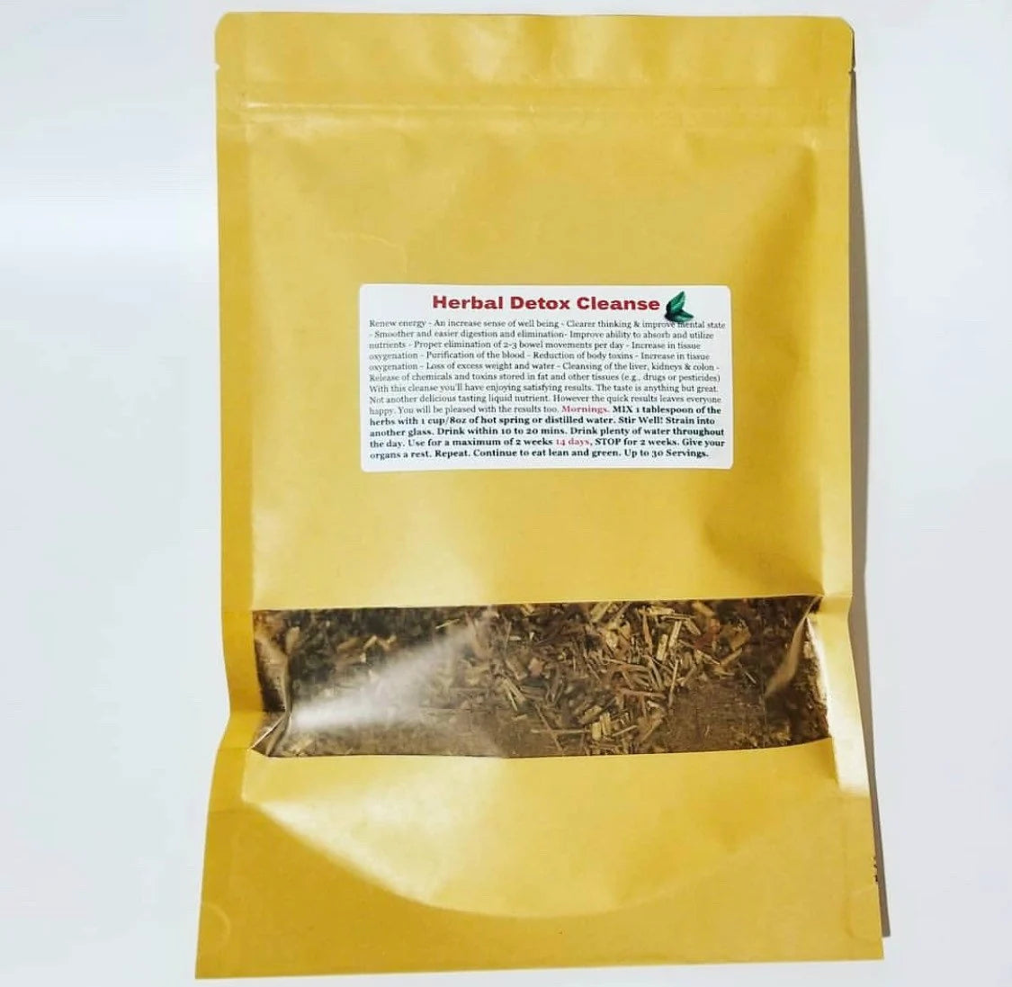 14 days Full Body Organic Herbal Detox Cleanse (Herbs powder) (Dr. Sebi inspired)
