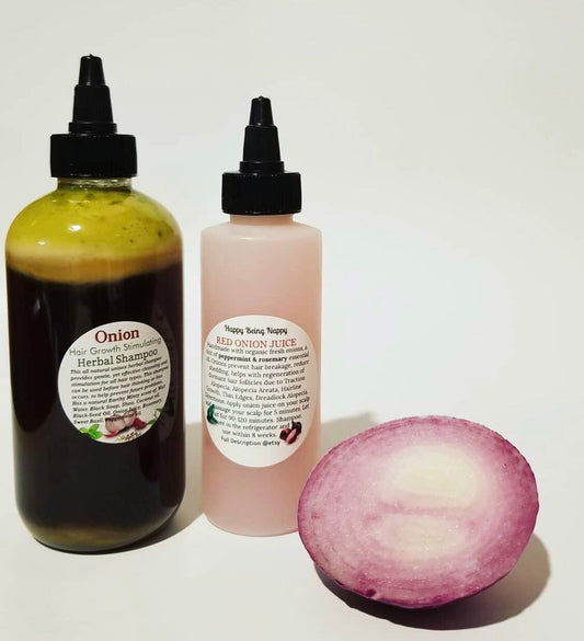 Herbal onion shampoo + Red onion juice