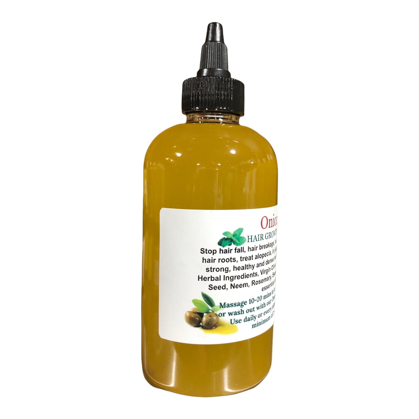 Onion Hair Growth Oil - 8 oz. (with essential oils) | DHT blocker