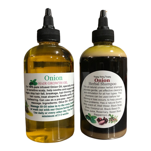 Onion Hair Growth Oil - Onion Shampoo