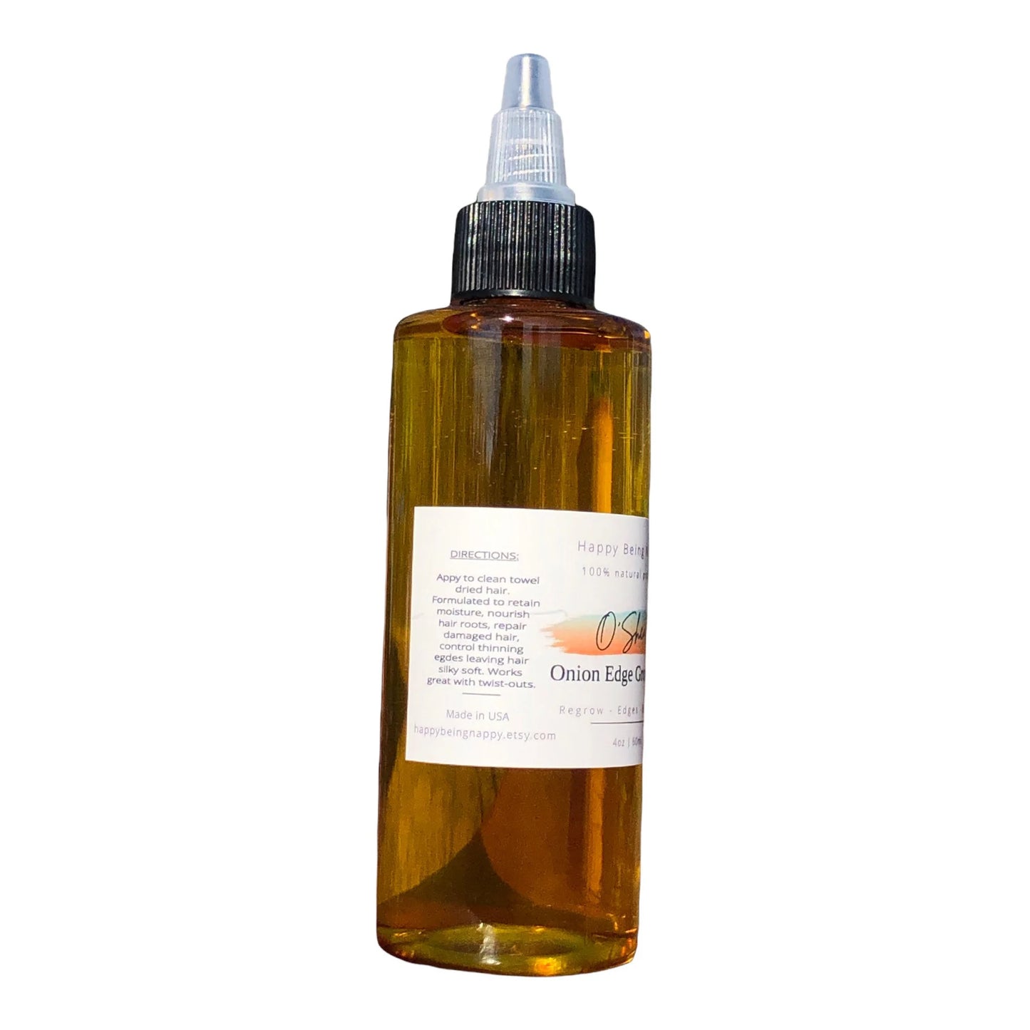 Edge Onion Hair Growth Oil - Wig Oil - Lace Front - Braid Oil 4oz