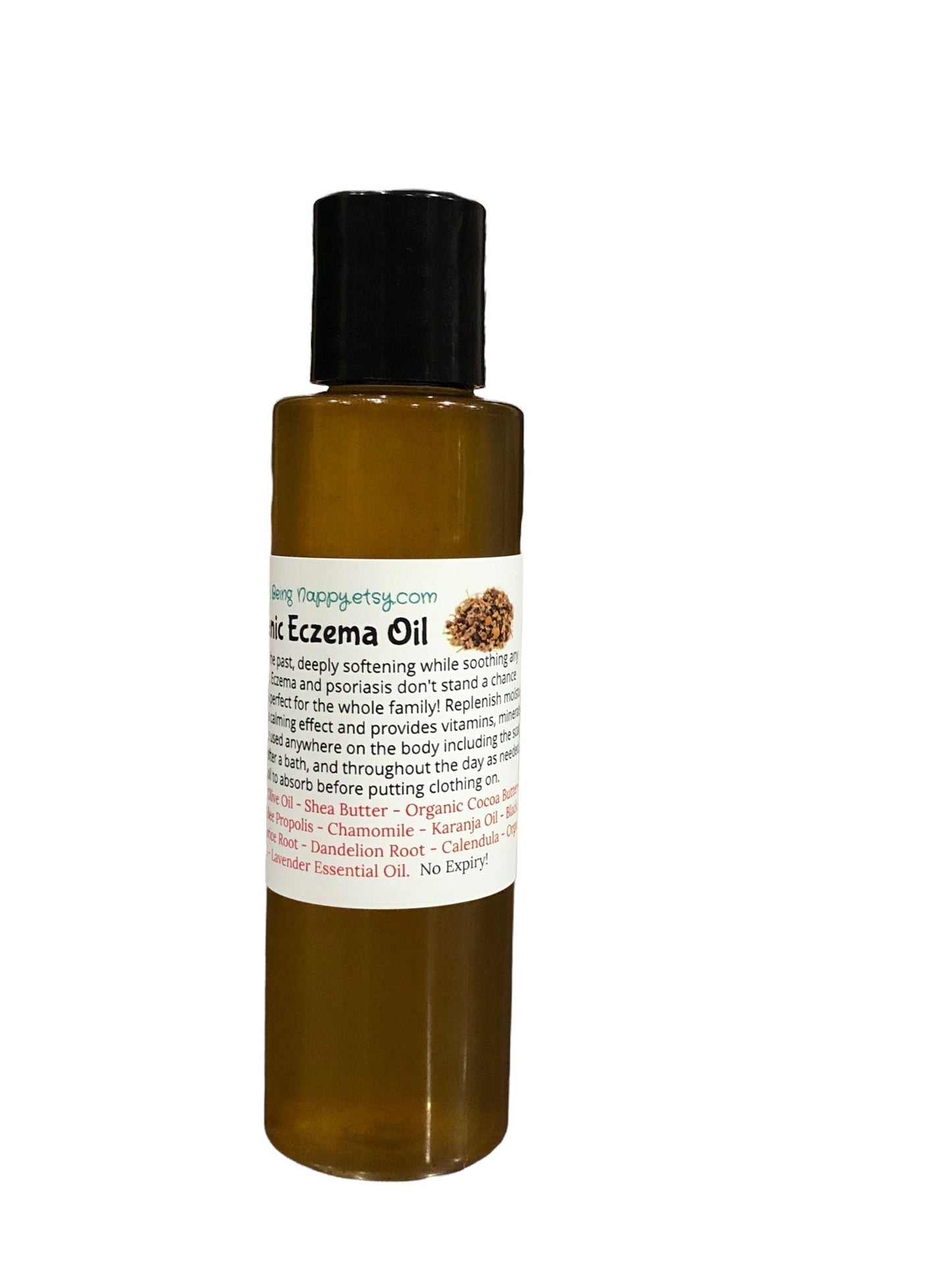 Organic Psoriasis/Eczema Prone Skin Moisturizer Oil - 8oz