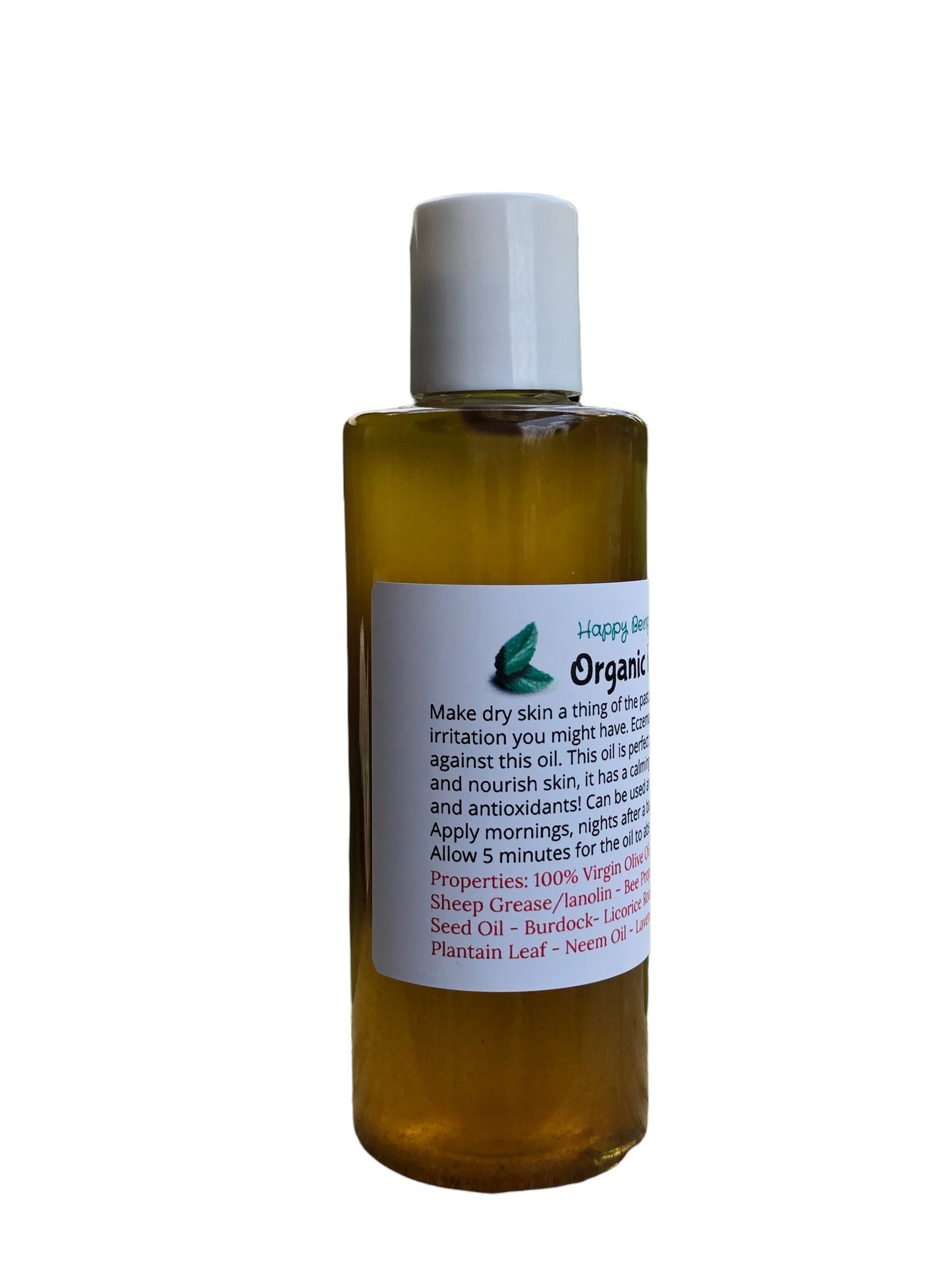 Organic Psoriasis/Eczema Prone Skin Moisturizer Oil - 8oz