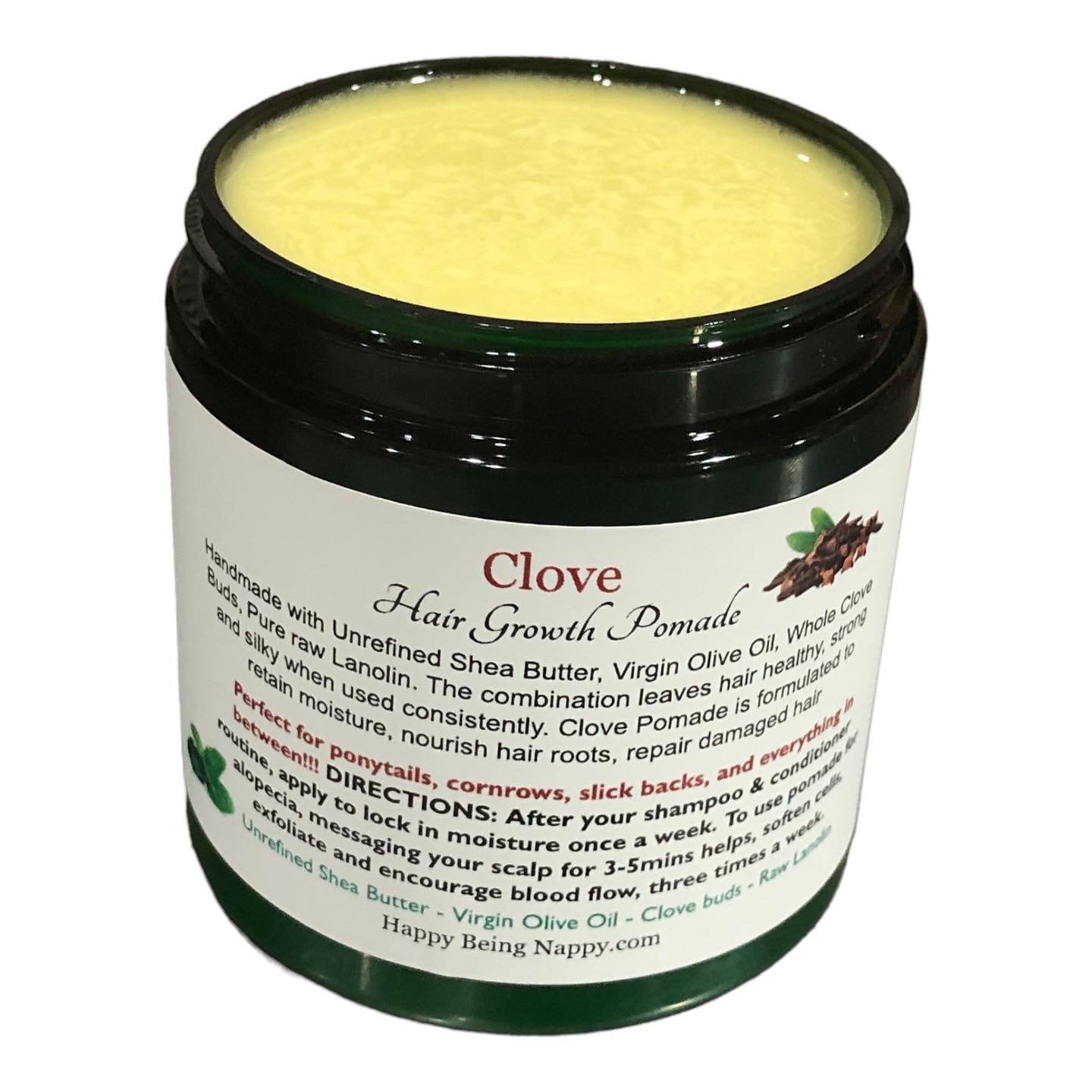 Clove Hair Growth Pomade | | Nourishing | Hydrating | Moisturizer | Extreme Hair Growth | Safe For All Ages Use On All Hair Types